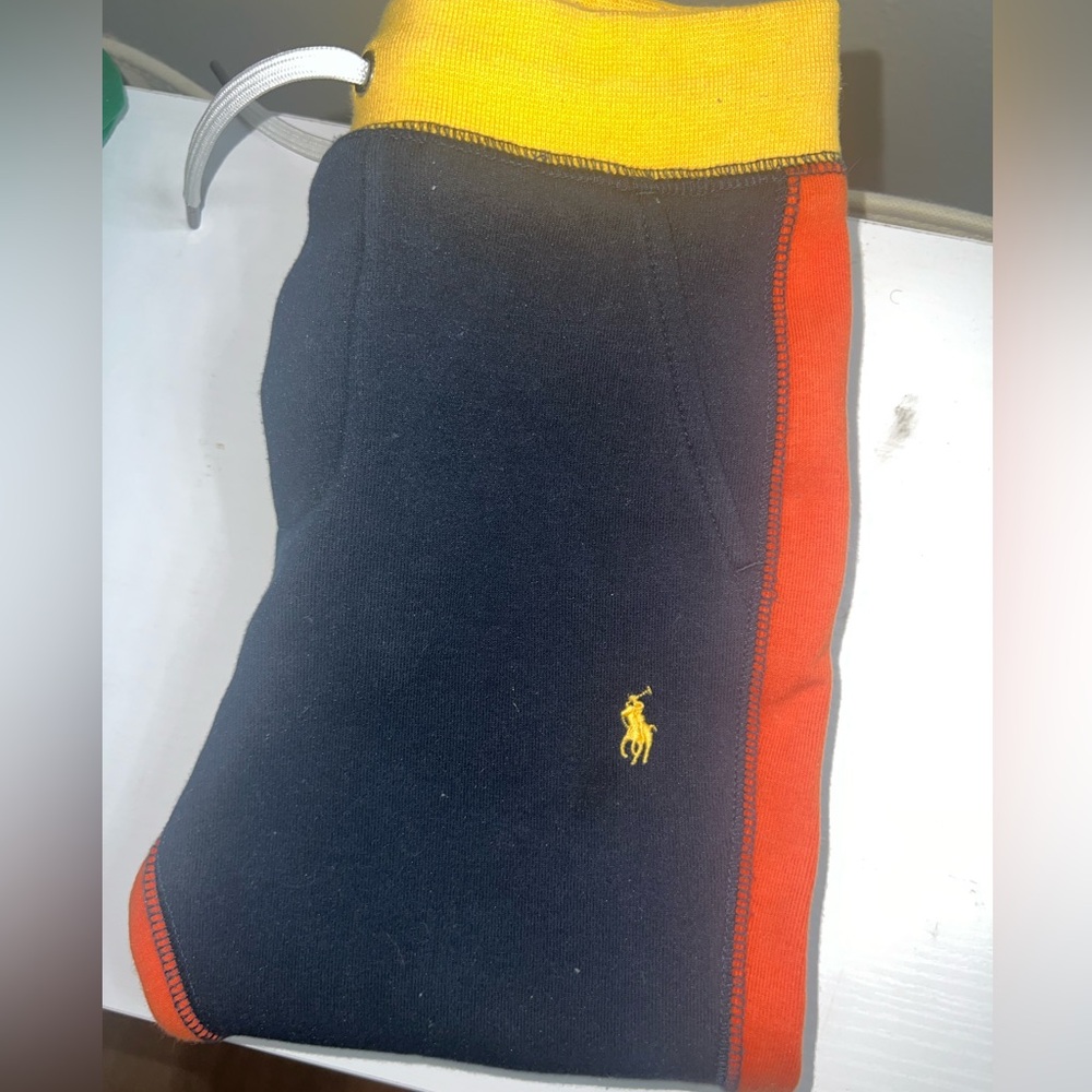 4t multicolor polo pants